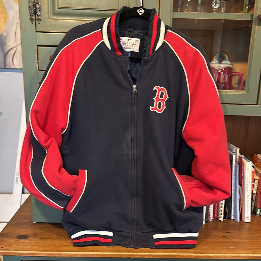 Red and Dark Blue  Boston Red Sox Jacket